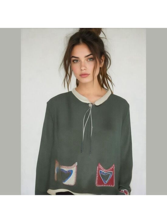 Christopher & Banks Sweaters - Christopher & Banks Christmas Sweater Cardigan Womens L